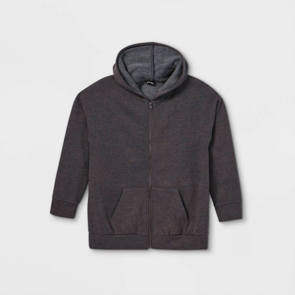 Art Class, Girls' Oversized Zip-Up Sweatshirt, 3KIDJ-BZ - Picture 2 of 4